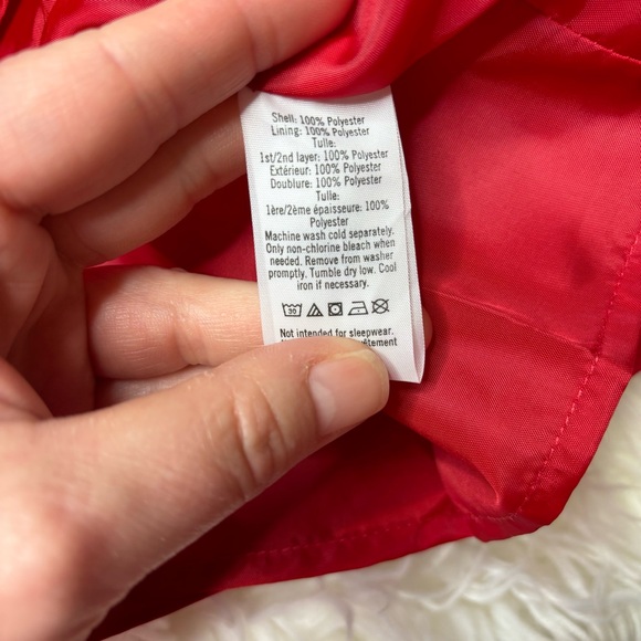 NWT Janie and Jack solid red fit and flare holiday dress size 18-24 months - Picture 6 of 7